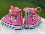 LOL Surprise Doll Converse Sneakers, Big Kid Shoe Size 3-6