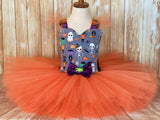 Halloween Tutu, Halloween Pageant Dress