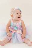 ﻿Smash Cake Tutu, 1st Birthday Tutu, First Birthday Tutu, Smash Cake Tutu Set, Baby Tutu, Toddler Tutu, Birthday Tutu, Smash Cake Props, 1st Birthday Photo, Photo Prop, Photo Smash Cake Tutu, Lavender Pink and Aqua Smash Cake - Little Ladybug Tutus
