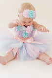﻿Smash Cake Tutu, 1st Birthday Tutu, First Birthday Tutu, Smash Cake Tutu Set, Baby Tutu, Toddler Tutu, Birthday Tutu, Smash Cake Props, 1st Birthday Photo, Photo Prop, Photo Smash Cake Tutu, Lavender Pink and Aqua Smash Cake - Little Ladybug Tutus