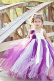 Plum Tutu, Plum Tutu Dress, Plum Flower Girl Dress, Purple Photography Prop Dress - Little Ladybug Tutus