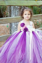 Plum Tutu, Plum Tutu Dress, Plum Flower Girl Dress, Purple Photography Prop Dress - Little Ladybug Tutus