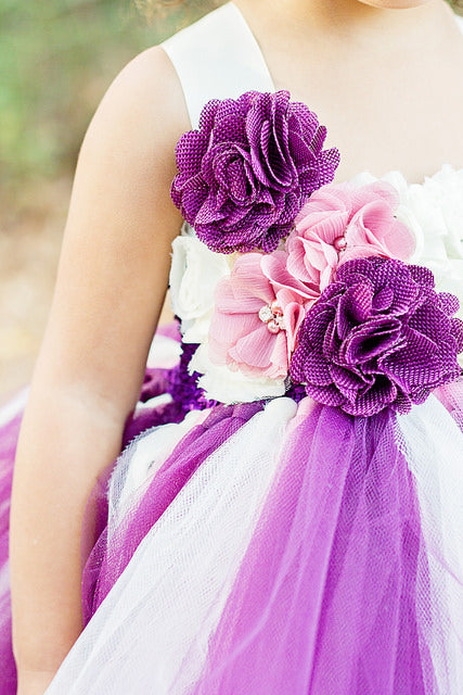 Plum Tutu, Plum Tutu Dress, Plum Flower Girl Dress, Purple