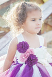 Plum Tutu, Plum Tutu Dress, Plum Flower Girl Dress, Purple Photography Prop Dress - Little Ladybug Tutus