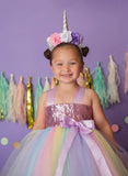 Unicorn Tutu, Unicorn Birthday Dress, Girls Unicorn Costume, Unicorn Photography Prop Dress - Little Ladybug Tutus