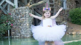 Unicorn Tutu, Unicorn Birthday Dress, Girls Unicorn Costume, Unicorn Photography Prop Dress - Little Ladybug Tutus