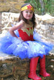 Wonder Woman Tutu, Wonderwoman Tutu, Wonder Woman Tutu Dress, Wonderwoman Tutu Dress, Superhero Tutu, Wonder Woman Costume, Wonder Woman Birthday Tutu, Wonder Woman Birthday Dress, Wonderwoman, Wonder Woman, Girls Wonder Woman - Little Ladybug Tutus