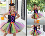 Witch Tutu, Girls Witch Dress, Witch Costume for Girls, Witch Tulle Dress - Little Ladybug Tutus