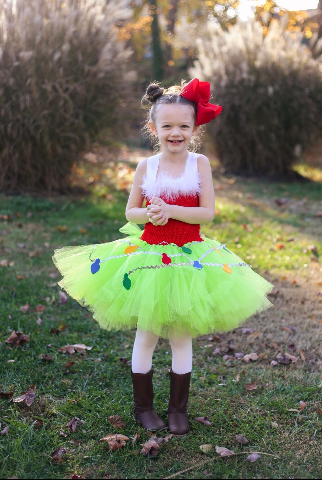 Girls sales grinch costume