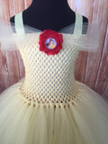 Belle Tutu, Princess Belle Tutu, Girls Belle Tutu, Bell Girls Tutu, Belle Costume Tutu Dress - Little Ladybug Tutus