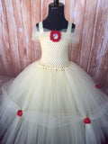 Belle Tutu, Princess Belle Tutu, Girls Belle Tutu, Bell Girls Tutu, Belle Costume Tutu Dress - Little Ladybug Tutus