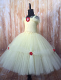 Belle Tutu, Princess Belle Tutu, Girls Belle Tutu, Bell Girls Tutu, Belle Costume Tutu Dress - Little Ladybug Tutus