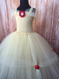 Belle Tutu, Princess Belle Tutu, Girls Belle Tutu, Bell Girls Tutu, Belle Costume Tutu Dress - Little Ladybug Tutus