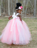 Coral White Pink Tutu Dress - Little Ladybug Tutus