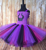 Descendants Tutu, Disney Descendants Costume, Girls Descendants Tutu, Maleficent Tutu, Mal Tutu Dress - Little Ladybug Tutus