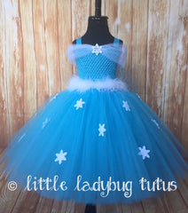 Elsa Tutu, Girls Elsa Costume, Elsa Tutu Dress, Princess Elsa Dress, Frozen Tutu Dress - Little Ladybug Tutus