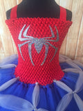 Spiderman Tutu, Spiderman Dress Costume, Girls Spiderman Party Dress - Little Ladybug Tutus