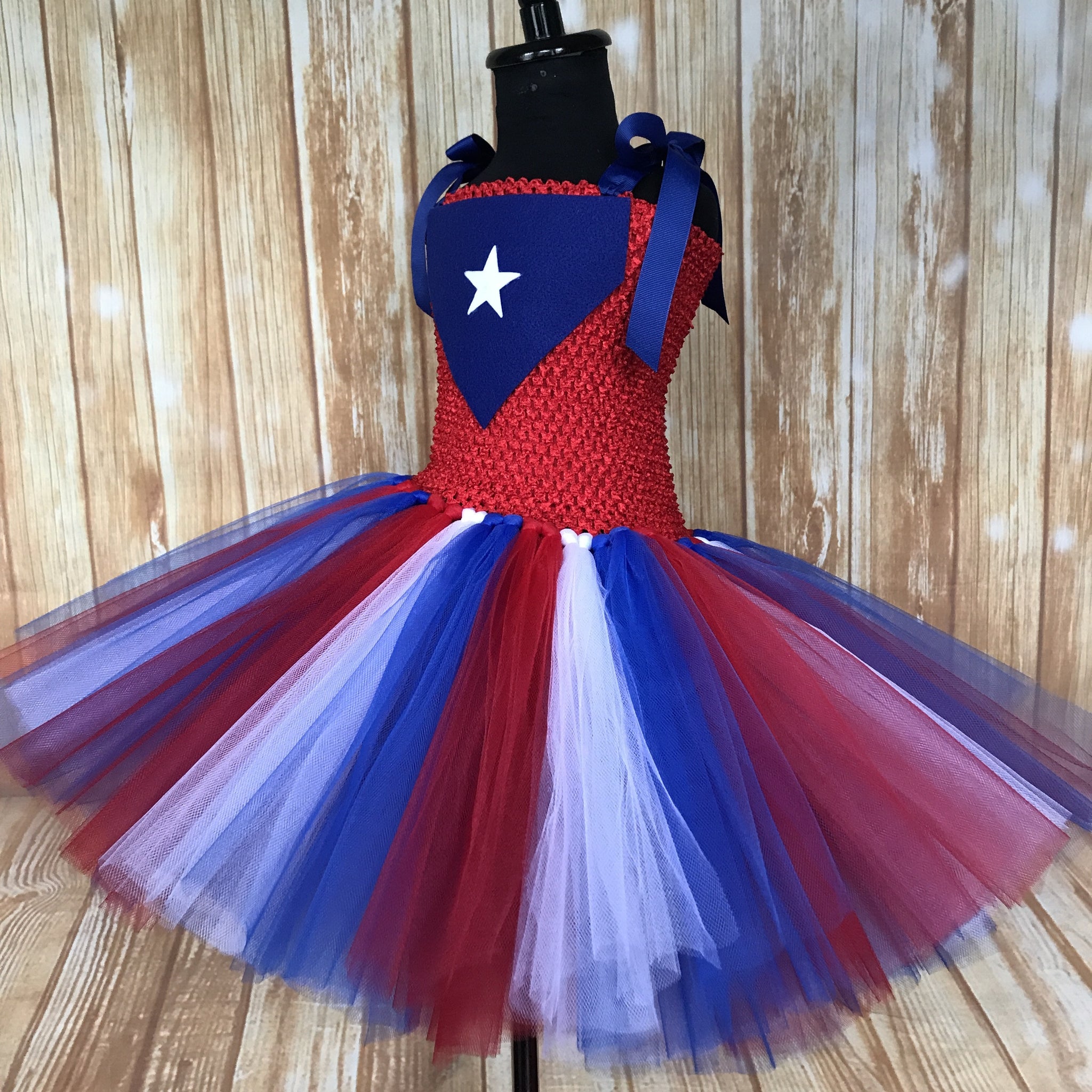Puerto Rico Tutu Puerto Rican Flag Tutu Puerto Rican Pageant Dress Little Ladybug Tutus
