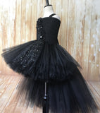 Black Tutu, Girls Black High Low Tutu Dress, Girls Black High Low Tutu - Little Ladybug Tutus