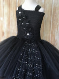 Black Tutu, Girls Black High Low Tutu Dress, Girls Black High Low Tutu - Little Ladybug Tutus