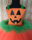 Pumpkin Tutu, Girls Pumpkin Costume, Pumpkin Dress, Pumpkin Halloween Costume - Little Ladybug Tutus