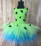 Pebbles Tutu, Pebbles Tutu Dress, Girls Flinstones Costume - Little Ladybug Tutus