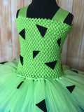 Pebbles Tutu, Pebbles Tutu Dress, Girls Flinstones Costume - Little Ladybug Tutus
