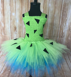 Pebbles Tutu, Pebbles Tutu Dress, Girls Flinstones Costume - Little Ladybug Tutus