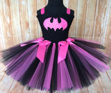 Batman Tutu, Batgirl Tutu, Batgirl Girls Tutu, Batman Costume Tutu Dress, Batgirl Costume - Little Ladybug Tutus