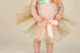 ﻿Smash Cake Tutu, 1st Birthday Tutu, First Birthday Tutu, Smash Cake Tutu Set, Baby Tutu, Toddler Tutu, Birthday Tutu, Smash Cake Props, 1st Birthday Photo, Photo Prop, Photo Shoot Tutu, Gold Ivory and Mint Smash Cake - Little Ladybug Tutus