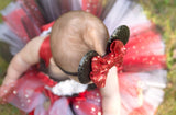 ﻿Smash Cake Tutu, 1st Birthday Tutu, First Birthday Tutu, Smash Cake Tutu Set, Baby Tutu, Toddler Tutu, Birthday Tutu, Smash Cake Props, 1st Birthday Photo, Photo Prop, Photo Smash Cake Tutu, Red Black and White Smash Cake Tutu, Minnie Mouse Smash Cake - Little Ladybug Tutus