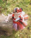 ﻿Smash Cake Tutu, 1st Birthday Tutu, First Birthday Tutu, Smash Cake Tutu Set, Baby Tutu, Toddler Tutu, Birthday Tutu, Smash Cake Props, 1st Birthday Photo, Photo Prop, Photo Smash Cake Tutu, Red Black and White Smash Cake Tutu, Minnie Mouse Smash Cake - Little Ladybug Tutus