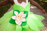 Tiana Tutu, Princess and the Frog Dress, Girls Tiana Costume - Little Ladybug Tutus