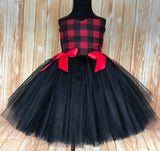 Buffalo Plaid Tutu, Girls Buffalo Plaid Tutu, Girls Christmas Tutu Dress, Girls Buffalo Plaid - Little Ladybug Tutus