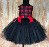 Buffalo Plaid Tutu, Girls Buffalo Plaid Tutu, Girls Christmas Tutu Dress, Girls Buffalo Plaid - Little Ladybug Tutus