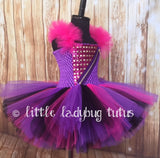 Mal Tutu, Mal Tutu Dress, Descendants Tutu, Mal Costume, Descendants Costume - Little Ladybug Tutus
