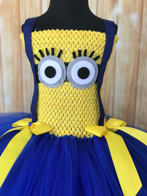 Minion top tutu dress