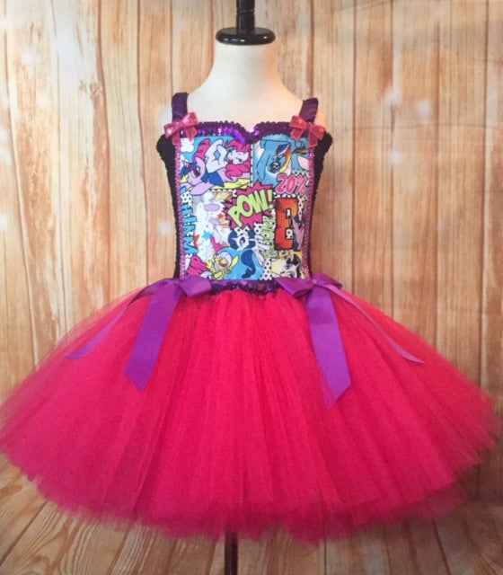 My Little Pony Tutu, My Little Pony Dress, Girls My Little Pony Costume - Little Ladybug Tutus