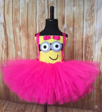 Minion Tutu, Minion Tutu Dress, Pink Minion Tutu, Pink Minion Costume - Little Ladybug Tutus