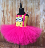 Minion Tutu, Minion Tutu Dress, Pink Minion Tutu, Pink Minion Costume - Little Ladybug Tutus