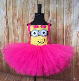 Minion Tutu, Minion Tutu Dress, Pink Minion Tutu, Pink Minion Costume - Little Ladybug Tutus
