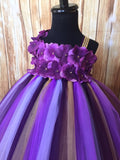 Plum Tutu, Plum Tutu Dress, Plum Flower Girl Dress, Purple Photography Prop Dress - Little Ladybug Tutus