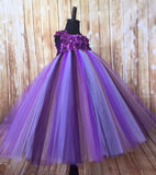 Plum Tutu, Plum Tutu Dress, Plum Flower Girl Dress, Purple Photography Prop Dress - Little Ladybug Tutus