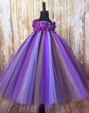 Plum Tutu, Plum Tutu Dress, Plum Flower Girl Dress, Purple Photography Prop Dress - Little Ladybug Tutus
