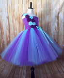 ﻿Purple and Aqua Tutu, Purple Tutu, Aqua Tutu, Purple & Aqua Tutu, Purple and Aqua Flower Girl Tutu, Purple and Aqua Tulle Dress, Purple Birthday, Mermaid Birthday, Easter Tutu, Easter Tulle Dress, Spring Wedding, Summer Wedding, Spring Photo Session - Little Ladybug Tutus