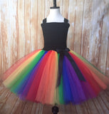 ﻿Rainbow Tutu, Rainbow Tutu Dress, Rainbow Birthday Party, Rainbow, Unicorn Tutu, Unicorn Tutu Dress, Unicorn Party, Unicorn Birthday, Rainbow Pageant Tutu Dress - Little Ladybug Tutus