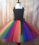 ﻿Rainbow Tutu, Rainbow Tutu Dress, Rainbow Birthday Party, Rainbow, Unicorn Tutu, Unicorn Tutu Dress, Unicorn Party, Unicorn Birthday, Rainbow Pageant Tutu Dress - Little Ladybug Tutus