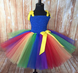 ﻿Rainbow Tutu, Rainbow Tutu Dress, Rainbow Birthday Party, Rainbow, Unicorn Tutu, Unicorn Tutu Dress, Unicorn Party, Unicorn Birthday, Rainbow Pageant Tutu Dress - Little Ladybug Tutus