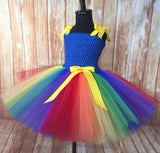 ﻿Rainbow Tutu, Rainbow Tutu Dress, Rainbow Birthday Party, Rainbow, Unicorn Tutu, Unicorn Tutu Dress, Unicorn Party, Unicorn Birthday, Rainbow Pageant Tutu Dress - Little Ladybug Tutus