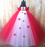 Valentines Day Tutu Dress, Valentine's Day Tutu Dress, Girls Cupid Tutu, Girls Cupid Dress, Red Valentines Day Tutu, Red and White Valentine's Day Tutu, Red Cupid Tutu Dress, Valentine's Day Photo Session Tutu Dress, Red and White Empire Waist Tutu - Little Ladybug Tutus